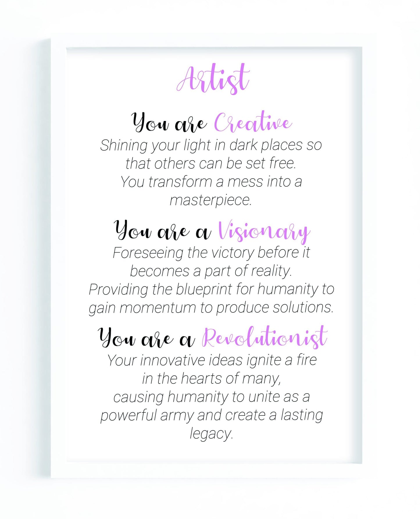 Artist Poem