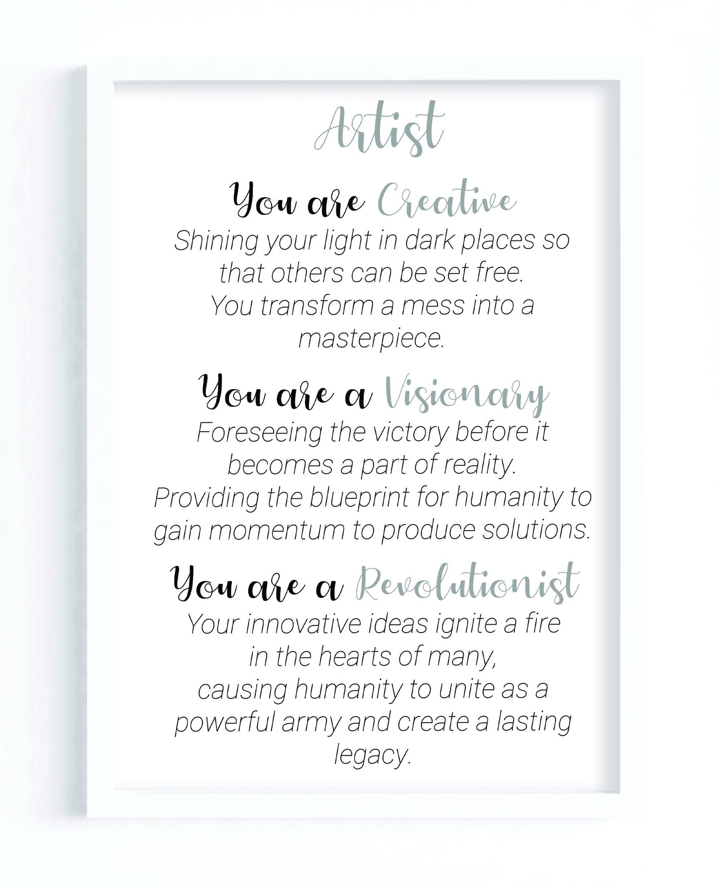 Artist Poem