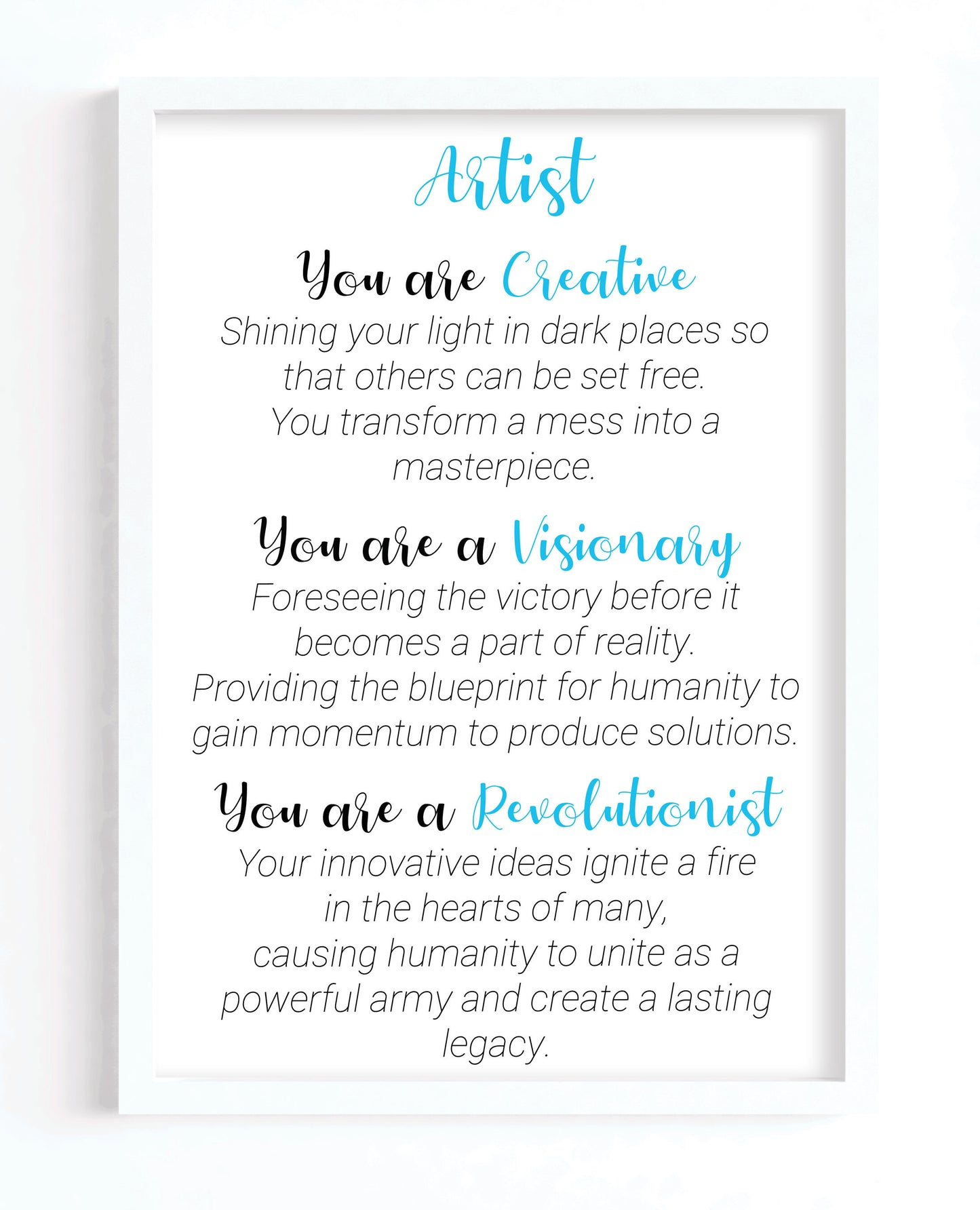 Artist Poem