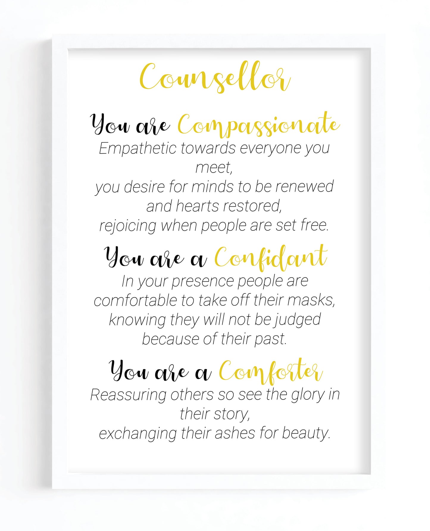Counsellor Poem