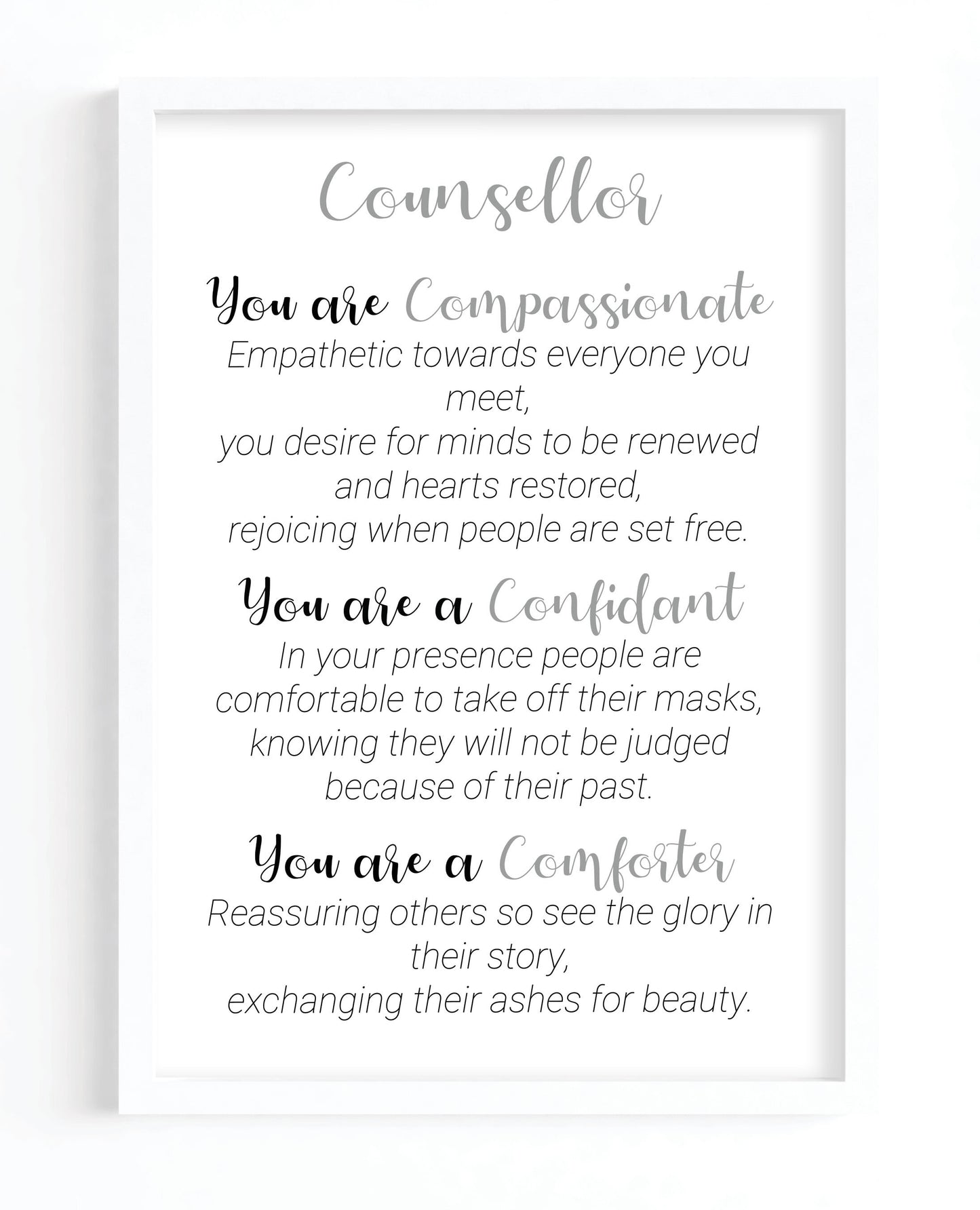 Counsellor Poem