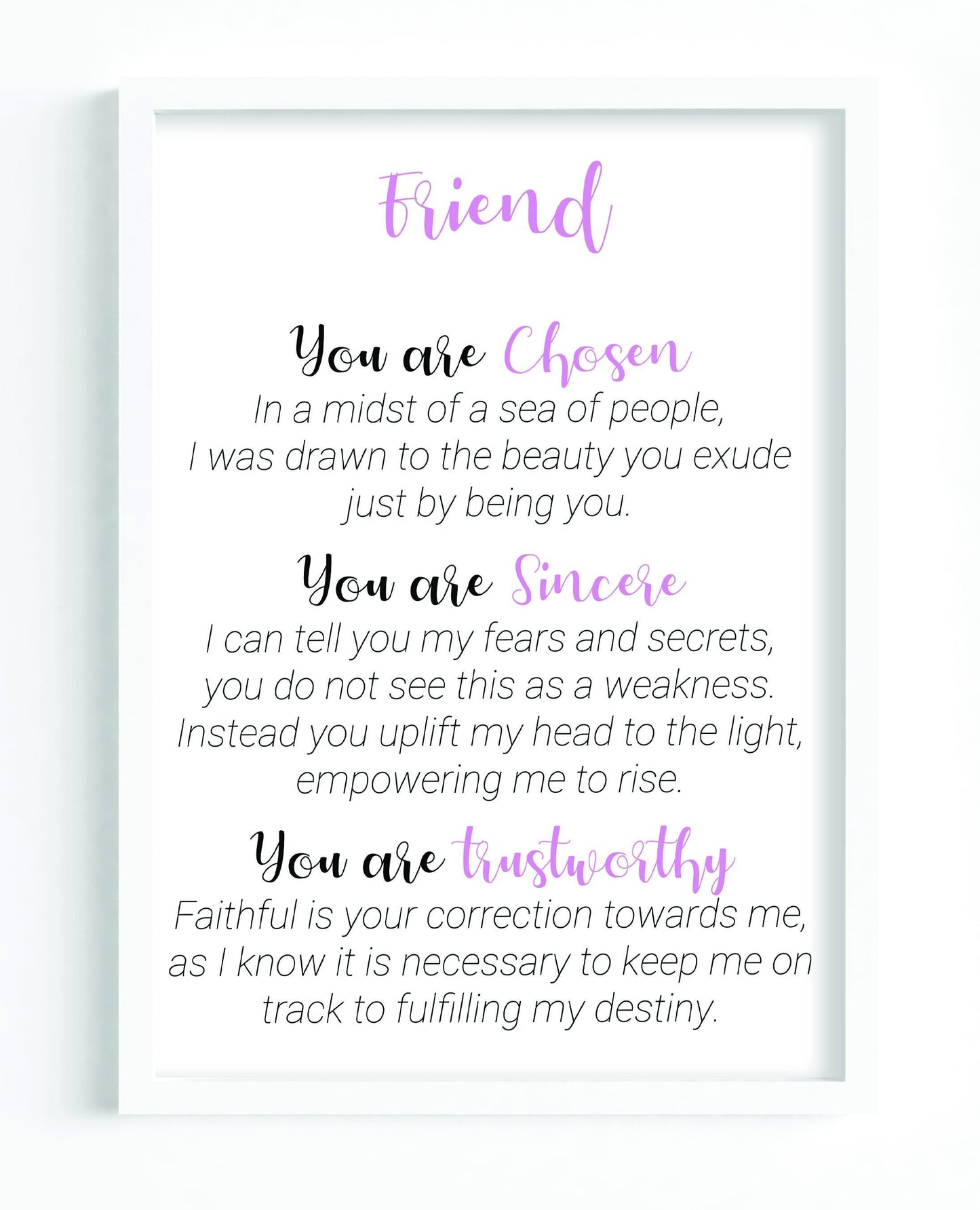 Friend Poem