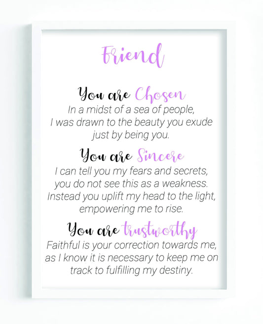 Friend Poem
