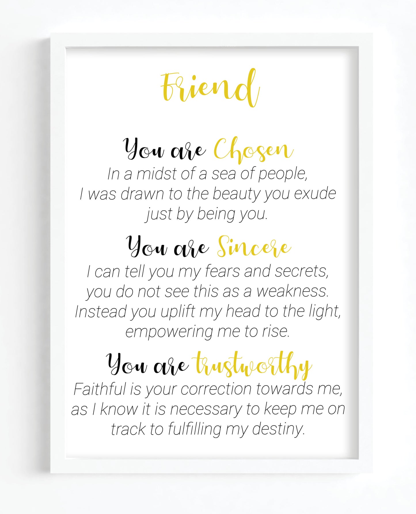 Friend Poem