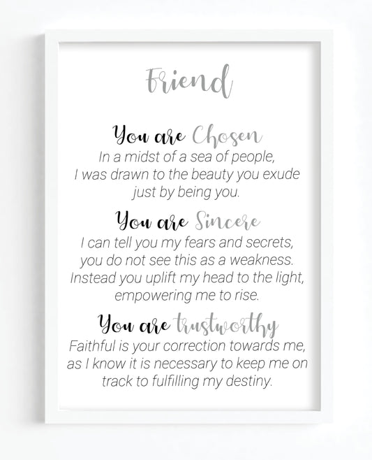 Friend Poem