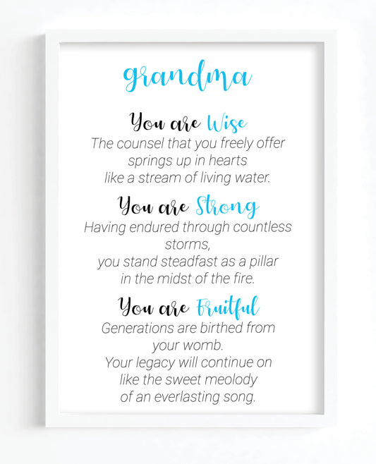 Grandma Poem