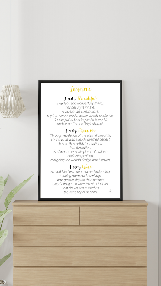 Personalised Poem