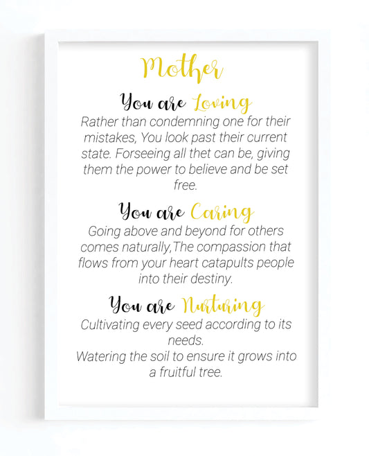 Mother Poem