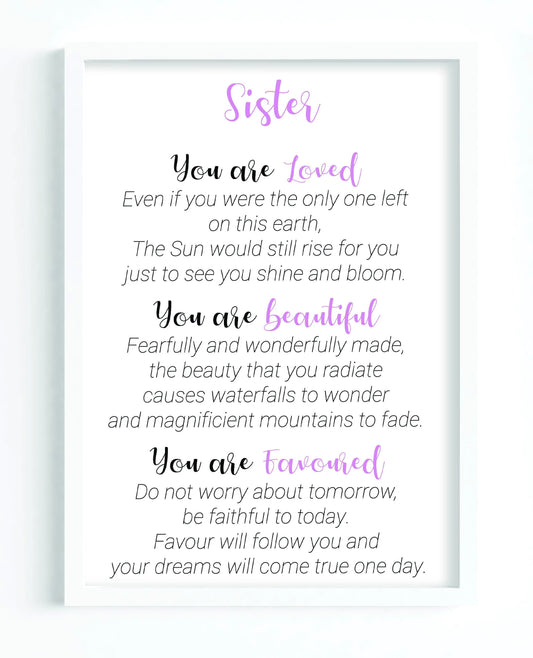 Sister Poem