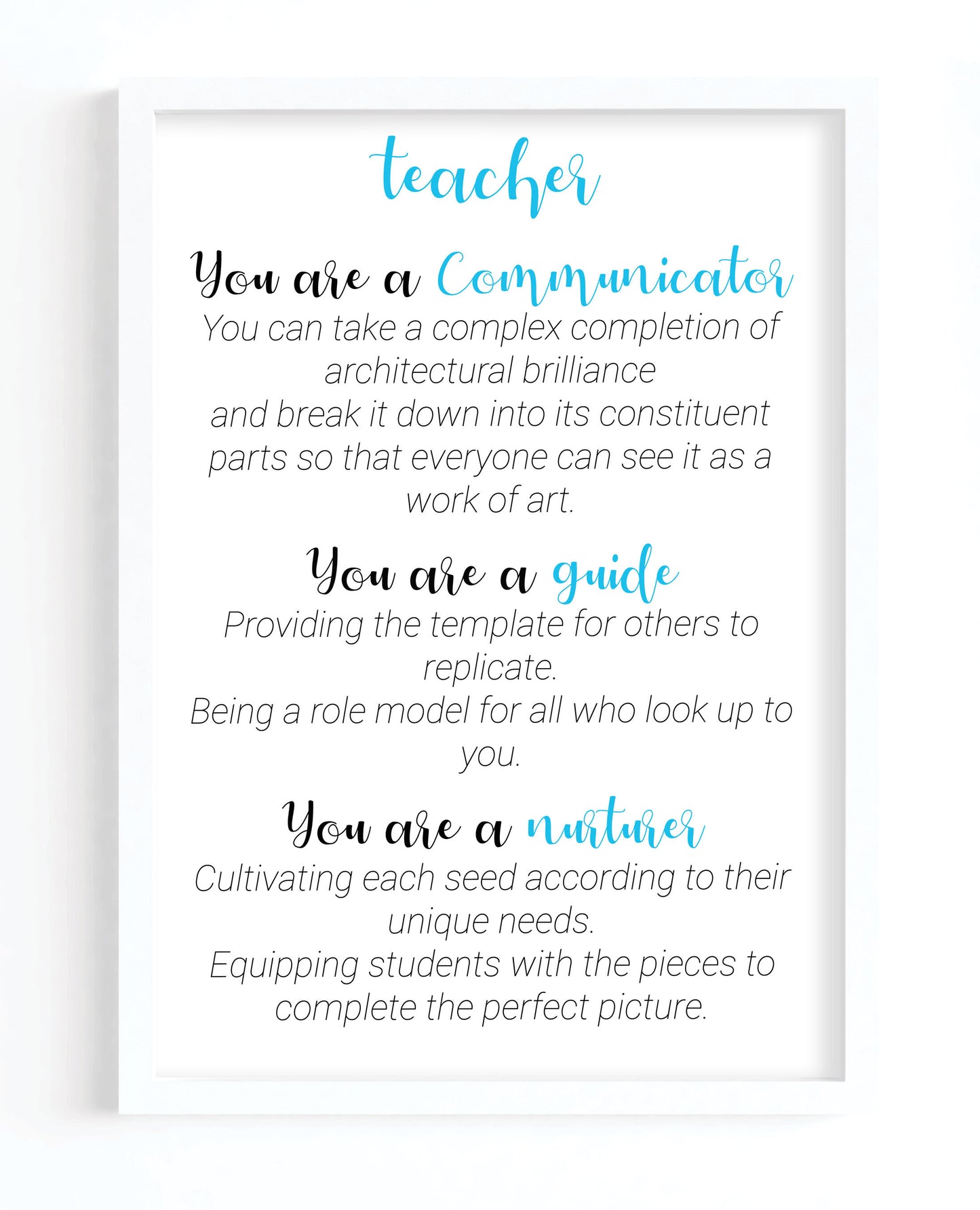 Teacher Poem